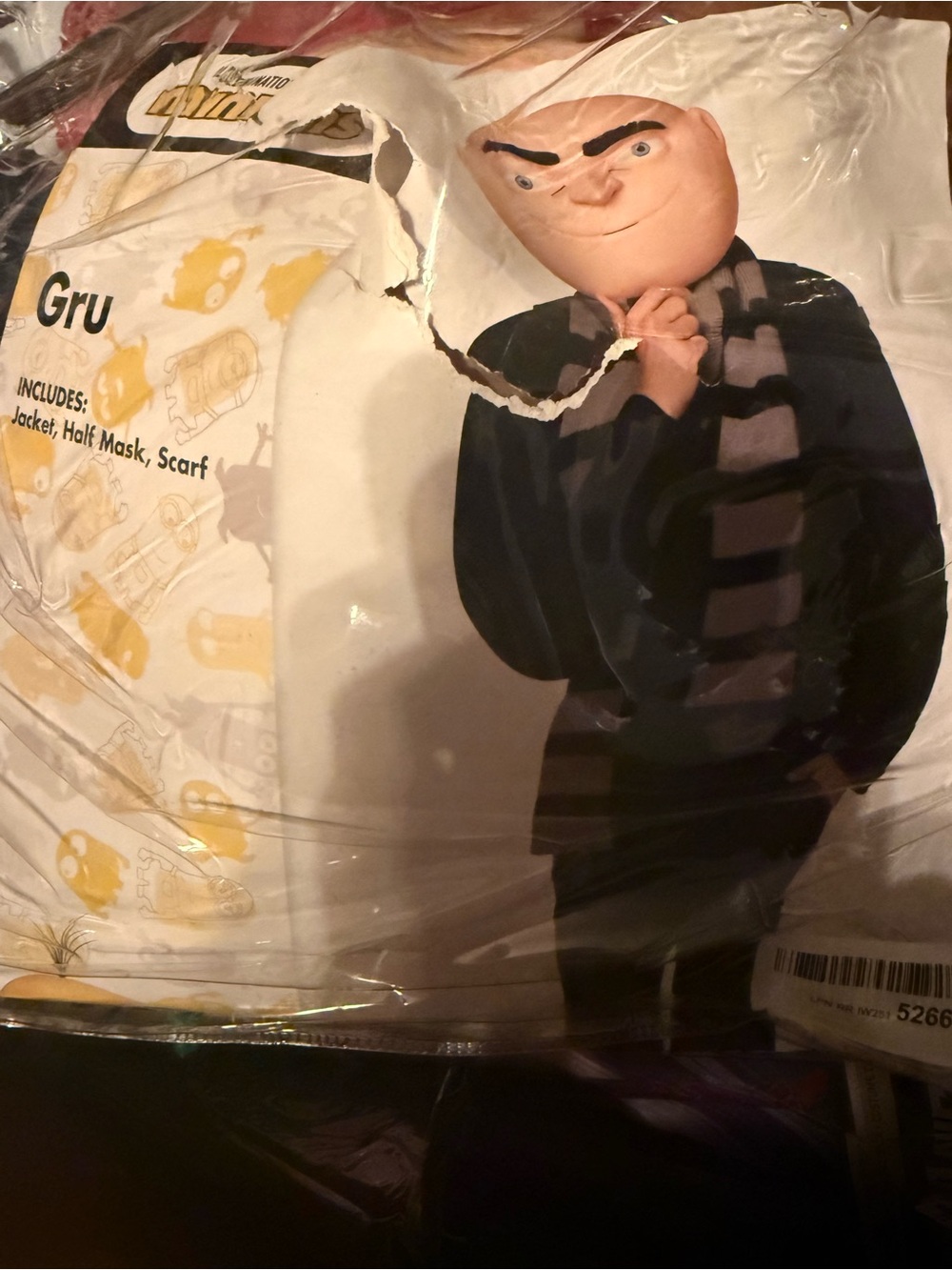 Adult gru minions costume adult medium